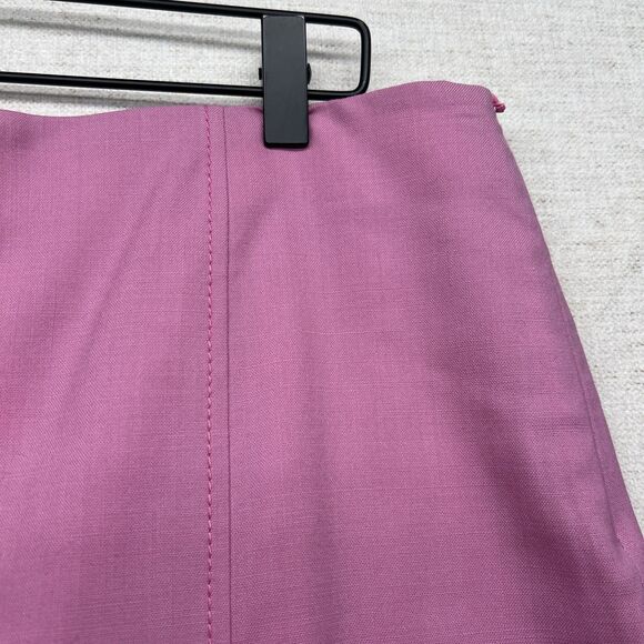 Valentino Roma Womens Lined Zippered Pencil Skirt Pink Size EUR 46 US 10 Office - Picture 2 of 13